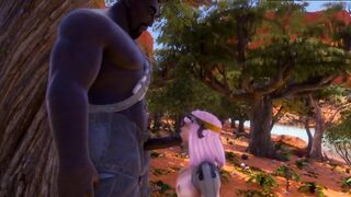 Jungle Sex x 2 Long Cocks