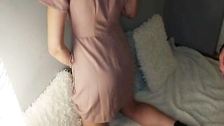 Cute&Innocent Submissive Gets Bound ,spanked and Boned