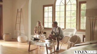 VIXEN Incredible Sexy Blonde Delilah seduces her longtime crush