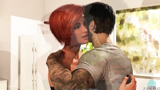 INTERTWINED #03 • hot red haired Melissa shows her breasts