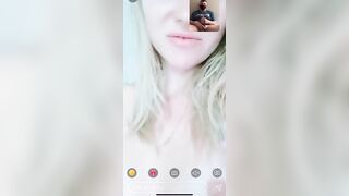 Step Brother and Step Sister FaceTime with LONG JIZZED!