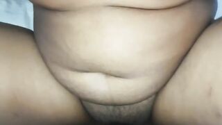 Chubby Gf Ride a Rough Penis till she Gets a