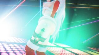 Mmd R18 bimbos Weiss Schnee Bikini Santa Outfit Anal Bitch