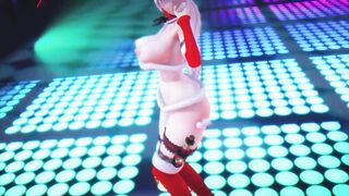 Mmd R18 bimbos Weiss Schnee Bikini Santa Outfit Anal Bitch
