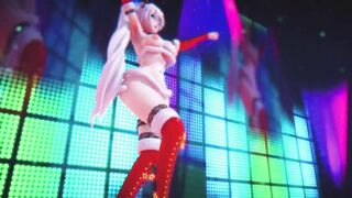 Mmd R18 bimbos Weiss Schnee Bikini Santa Outfit Anal Bitch