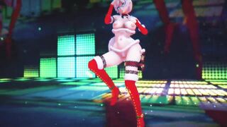 Mmd R18 bimbos Weiss Schnee Bikini Santa Outfit Anal Bitch