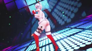 Mmd R18 bimbos Weiss Schnee Bikini Santa Outfit Anal Bitch