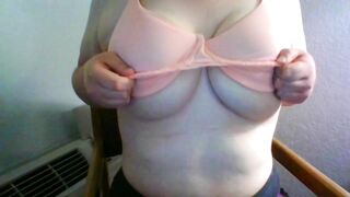 Natural Jugs into Lil Step Sis's Bra//trying to Titty Boned