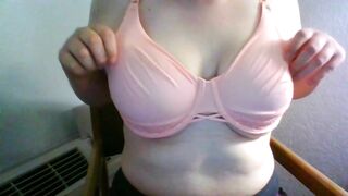 Natural Jugs into Lil Step Sis's Bra//trying to Titty Boned