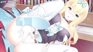 Anime Uncensored / Goddess Long Butt Loves to Jump on
