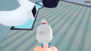Samus gets a point of view facial before getting a missionary cumshot