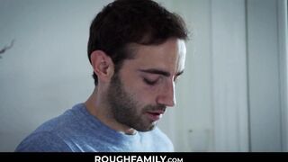 Supportive Doctor Mom Examines her Son - RoughFamily.com
