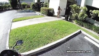 Jump on my bike then on my penis too