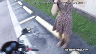 Jump on my bike then on my penis too