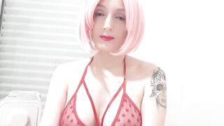 Sissy Panty try on & Dick Sucking Off Training!
