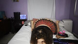 Sexsual School Girl Poses for Professor