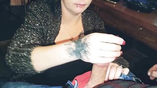 Blowing a Thick Dick inside the Office