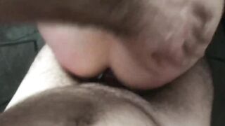 Nailed into the Kitchen her Booty and Creampie on the