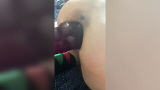 Slender mom Size Queen Gets Snatch Wrecked by XL Toy