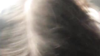 Training my Lesbo Bestfriend To Suck My Penis on Vehicle