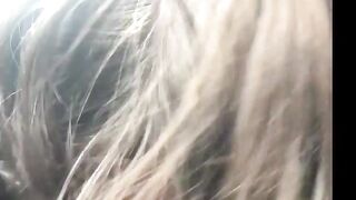 Training my Lesbo Bestfriend To Suck My Penis on Vehicle