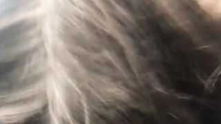 Training my Lesbo Bestfriend To Suck My Penis on Vehicle