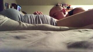 Hubby Eats out Wifey (1 Finger into Booty and 1