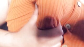 Long Milky Jugs Milking through Mini Dress