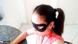 bad schoolgirl, women who misbehaves and StepDaddy demands intense deep