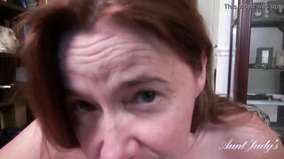 AuntJudys - 48yr-mature Texas Amateur Red Haired Natasha BLOWS YOUR PENIS