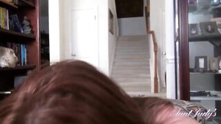 AuntJudys - 48yr-mature Texas Amateur Red Haired Natasha BLOWS YOUR PENIS