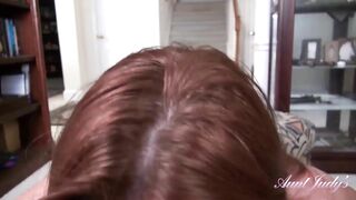 AuntJudys - 48yr-mature Texas Amateur Red Haired Natasha BLOWS YOUR PENIS