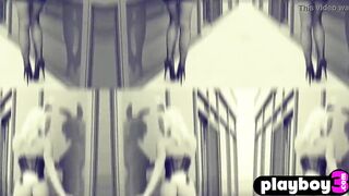Voluptuous blonde myfreecam Shannon Cole looks voluptuous into an provocative