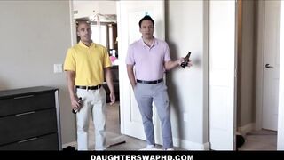 2 19 Year Old Daughters Cecelia Taylor & Katie Kush Group Sex