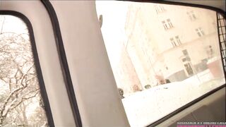 2 bitches pick up amateur bro for boned and cum