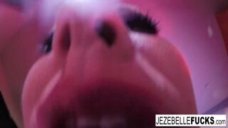 Slimey spit fetiash with Jezebelle Bond