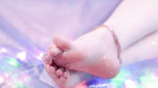 candy and glitter feet bondage close up compilation sex tape free