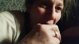 She wakes up dick inside hand, she finishes dick inside