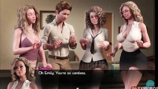 TREASURE OF NADIA #115 • Foursome with three sexsual blondes