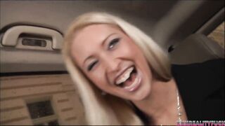 2 Hot blonde bitches catching guy with huge rough penis