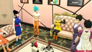 Dragon Ball Porn Animated Fiance Swapping Goku and Vegeta Unfaithful