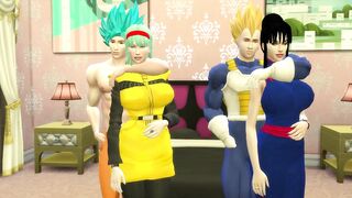 Dragon Ball Porn Animated Fiance Swapping Goku and Vegeta Unfaithful