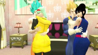 Dragon Ball Porn Animated Fiance Swapping Goku and Vegeta Unfaithful