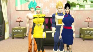 Dragon Ball Porn Animated Fiance Swapping Goku and Vegeta Unfaithful