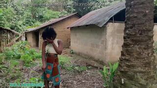 Huge Time Village Couple Meeting Into The Farm End Up
