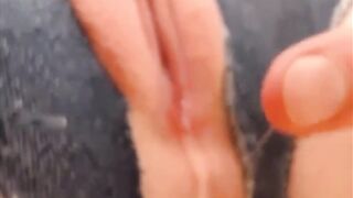 Swollen Clitoris Edge with toy