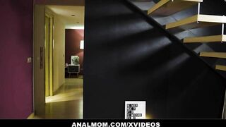 Adorable Mom Inside Lace Panties Canela Skin Anal Cheating