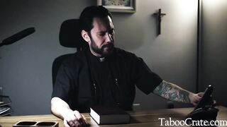 Lusty Teenie Corrupts The Priest And His Gorgeous Intentions