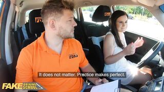 Fake Driving School 19 Yo Learner Little Eliss Has Serious Bj