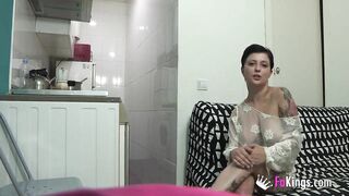 Astounding housewife hasn't been screwed inside a huge time. SHE